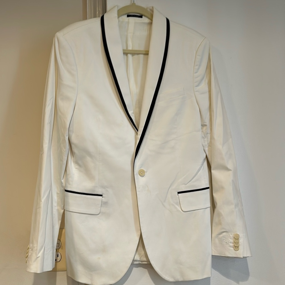 Express white tuxedo jacket size 38r